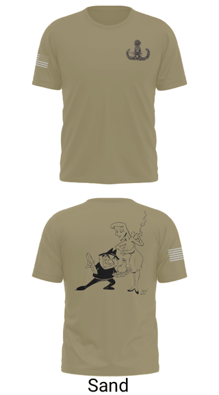 Old School Cotton Feel Shirt, 18th EOD Det, Army, Teamtime, Team time, sublimation, custom sports apparel, team uniforms, spirit wear, spiritwear, sports uniforms, custom shirts, team store, custom team store, fundraiser sports, apparel fundraiser