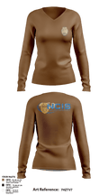 CID 22858529 Women's Long Sleeve V-neck Shirt - 4