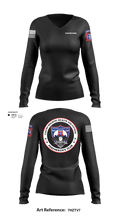 2BCT H2F 96509801 Women's Long Sleeve V-neck Shirt - 14
