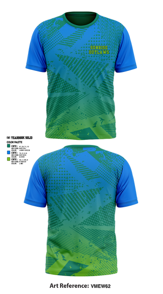 Short Sleeve Performance Shirt, Sunrise Outlaws, Softball, Teamtime, Team time, sublimation, custom sports apparel, team uniforms, spirit wear, spiritwear, sports uniforms, custom shirts, team store, custom team store, fundraiser sports, apparel fundraiser