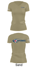 AFOMIS 39561369 Women's Short Sleeve V-neck Shirt - 88