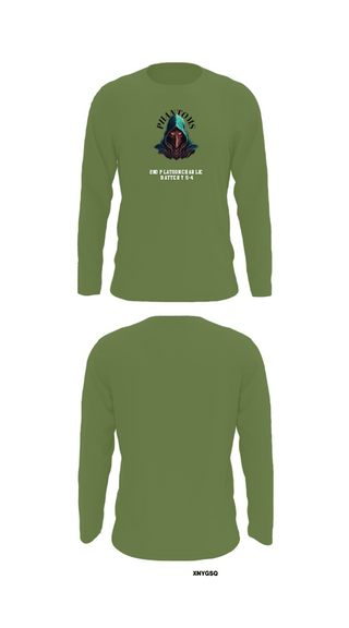 Long Sleeve Performance Shirt, 2nd Platoon Charlie Battery 5-4, Army, Teamtime, Team time, sublimation, custom sports apparel, team uniforms, spirit wear, spiritwear, sports uniforms, custom shirts, team store, custom team store, fundraiser sports, apparel fundraiser
