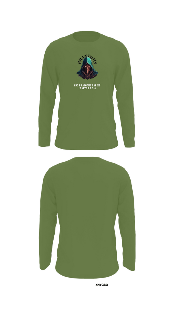 Long Sleeve Performance Shirt, 2nd Platoon Charlie Battery 5-4, Army, Teamtime, Team time, sublimation, custom sports apparel, team uniforms, spirit wear, spiritwear, sports uniforms, custom shirts, team store, custom team store, fundraiser sports, apparel fundraiser