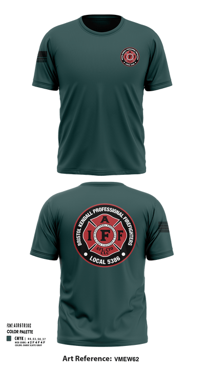 Local 5386 36178250 Short Sleeve Performance Shirt - 120