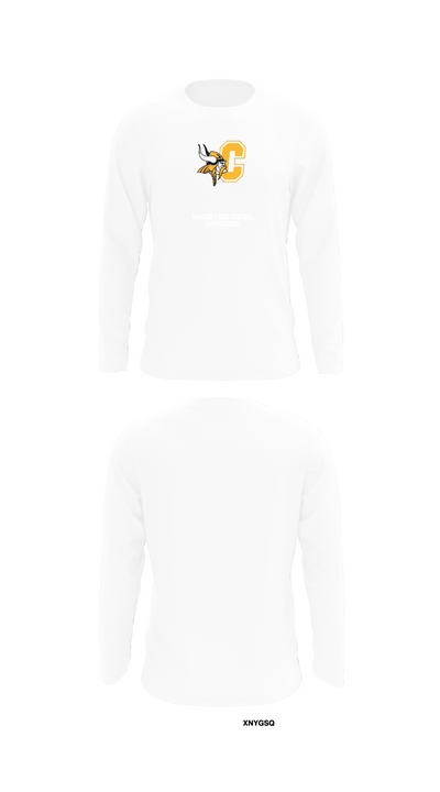 Walled Lake Central Gymnastics 93102684 Long Sleeve Performance Shirt - 8