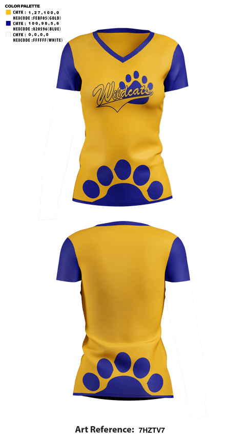 Womens Short Sleeve Vneck Shirt, Richwoods Middle School Cheer, Cheer, Teamtime, Team time, sublimation, custom sports apparel, team uniforms, spirit wear, spiritwear, sports uniforms, custom shirts, team store, custom team store, fundraiser sports, apparel fundraiser