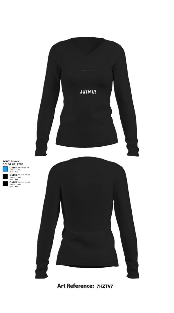 Women's Long Sleeve Vneck Shirt, Jayway, Men's Basketball, Teamtime, Team time, sublimation, custom sports apparel, team uniforms, spirit wear, spiritwear, sports uniforms, custom shirts, team store, custom team store, fundraiser sports, apparel fundraiser