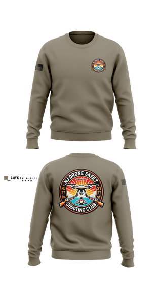 Crew Neck Sweatshirt, New Jersey State Police, Police, Teamtime, Team time, sublimation, custom sports apparel, team uniforms, spirit wear, spiritwear, sports uniforms, custom shirts, team store, custom team store, fundraiser sports, apparel fundraiser