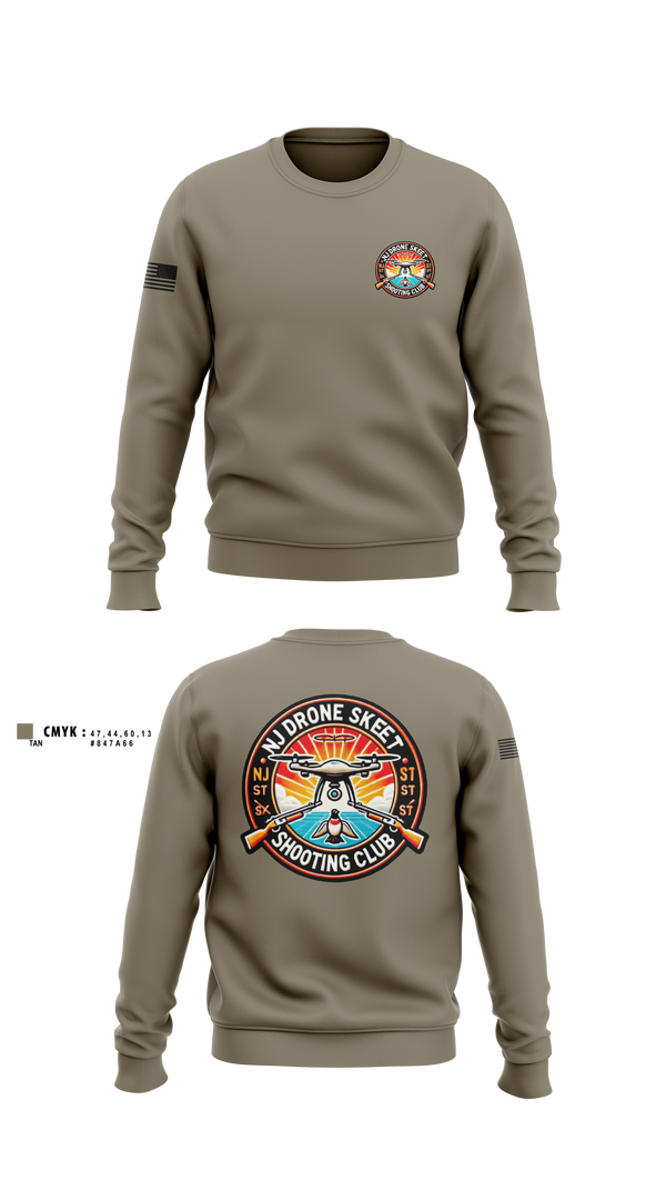 Crew Neck Sweatshirt, New Jersey State Police, Police, Teamtime, Team time, sublimation, custom sports apparel, team uniforms, spirit wear, spiritwear, sports uniforms, custom shirts, team store, custom team store, fundraiser sports, apparel fundraiser