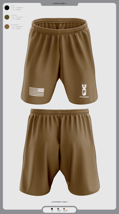 F Central 16888463 Athletic Shorts With Pockets - 3