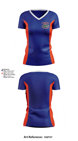 Womens Short Sleeve Vneck Shirt, Delhi Charter School Cheer, Cheer, Teamtime, Team time, sublimation, custom sports apparel, team uniforms, spirit wear, spiritwear, sports uniforms, custom shirts, team store, custom team store, fundraiser sports, apparel fundraiser