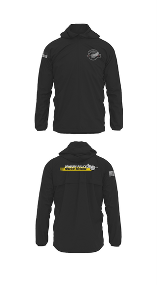 Windbreaker, Danbury Police Traffic Unit, Police, Teamtime, Team time, sublimation, custom sports apparel, team uniforms, spirit wear, spiritwear, sports uniforms, custom shirts, team store, custom team store, fundraiser sports, apparel fundraiser