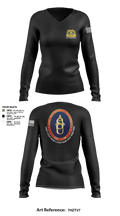 ALC 55179644 Women's Long Sleeve V-neck Shirt - 6