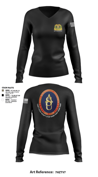 Womens Long Sleeve Vneck Shirt, ALC, Army, Teamtime, Team time, sublimation, custom sports apparel, team uniforms, spirit wear, spiritwear, sports uniforms, custom shirts, team store, custom team store, fundraiser sports, apparel fundraiser
