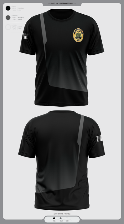Miami Gardens Police 65088120 Old School Cotton Feel Shirt - 1