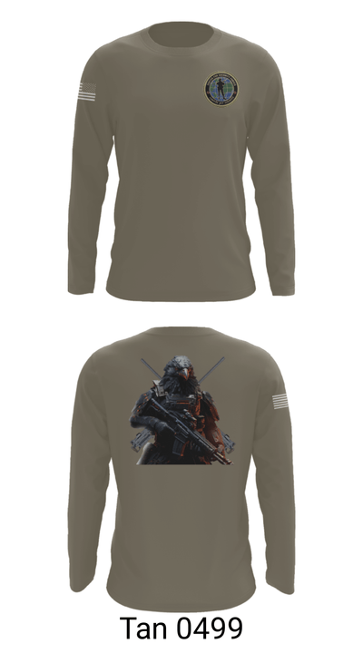 Center for Security Forces Detachment Chesapeake 88189039 Long Sleeve Performance Shirt - 63