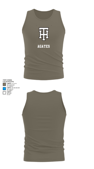 Tank Top, Agates, Men's Basketball, Teamtime, Team time, sublimation, custom sports apparel, team uniforms, spirit wear, spiritwear, sports uniforms, custom shirts, team store, custom team store, fundraiser sports, apparel fundraiser