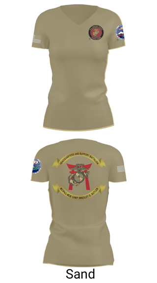 Women's Short Sleeve Vneck Shirt, MCIPAC, Marines, Teamtime, Team time, sublimation, custom sports apparel, team uniforms, spirit wear, spiritwear, sports uniforms, custom shirts, team store, custom team store, fundraiser sports, apparel fundraiser