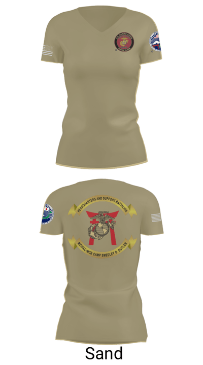 MCIPAC 4147432 Women's Short Sleeve V-neck Shirt - 88