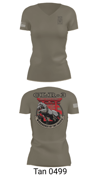 WorkHorse 24111487 Women's Short Sleeve V-neck Shirt - 68
