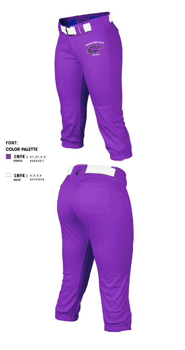 Softball Pants, Sequoia High School Softball, Softball, Teamtime, Team time, sublimation, custom sports apparel, team uniforms, spirit wear, spiritwear, sports uniforms, custom shirts, team store, custom team store, fundraiser sports, apparel fundraiser