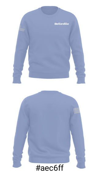 Crew Neck Sweatshirt, Belleville, Police, Teamtime, Team time, sublimation, custom sports apparel, team uniforms, spirit wear, spiritwear, sports uniforms, custom shirts, team store, custom team store, fundraiser sports, apparel fundraiser