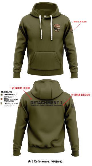 Hoodie, Detachment 1, Air Force, Teamtime, Team time, sublimation, custom sports apparel, team uniforms, spirit wear, spiritwear, sports uniforms, custom shirts, team store, custom team store, fundraiser sports, apparel fundraiser