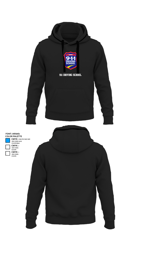 Hoodie, 911 Driving School, , Teamtime, Team time, sublimation, custom sports apparel, team uniforms, spirit wear, spiritwear, sports uniforms, custom shirts, team store, custom team store, fundraiser sports, apparel fundraiser