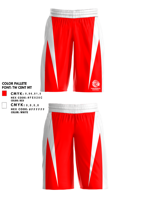 Mens Basketball Shorts, Parkersburg High School Basketball, Women's Basketball, Teamtime, Team time, sublimation, custom sports apparel, team uniforms, spirit wear, spiritwear, sports uniforms, custom shirts, team store, custom team store, fundraiser sports, apparel fundraiser