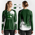 Nathan Hale High School Cross Country 11890347 Women's Long Sleeve V-neck Shirt - 2
