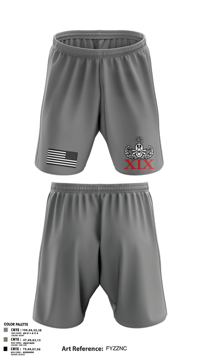 19th EOD 62274073 Athletic Shorts With Pockets - 1