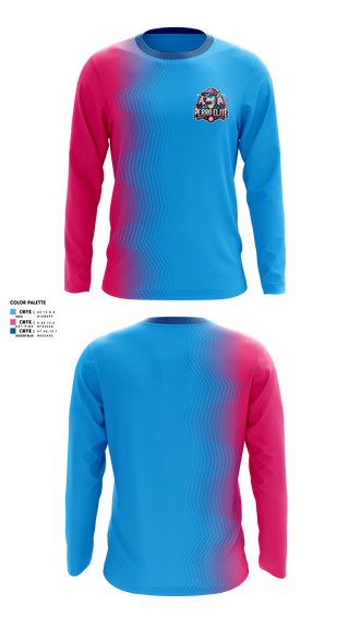 Long Sleeve Performance Shirt, PERRO ELITE, Baseball, Teamtime, Team time, sublimation, custom sports apparel, team uniforms, spirit wear, spiritwear, sports uniforms, custom shirts, team store, custom team store, fundraiser sports, apparel fundraiser