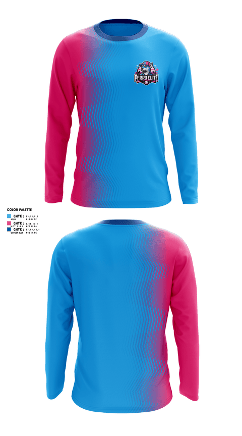 Long Sleeve Performance Shirt, PERRO ELITE, Baseball, Teamtime, Team time, sublimation, custom sports apparel, team uniforms, spirit wear, spiritwear, sports uniforms, custom shirts, team store, custom team store, fundraiser sports, apparel fundraiser