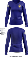 Tabb NJROTC 42524039 Women's Long Sleeve V-neck Shirt - 5