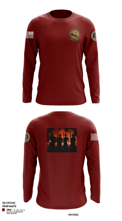 Twin cities squadron 18452981 Long Sleeve Performance Shirt - 128