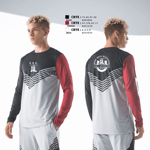 Long Sleeve Performance Shirt, Real Deal Steppers, Spirit Store, Teamtime, Team time, sublimation, custom sports apparel, team uniforms, spirit wear, spiritwear, sports uniforms, custom shirts, team store, custom team store, fundraiser sports, apparel fundraiser