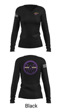 Waconia Senior High School Golf 70666759 Women's Long Sleeve V-neck Shirt - 35