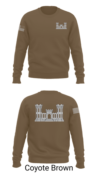 Crew Neck Sweatshirt, 250TH ENGINEERING COMPANY, National Guard, Teamtime, Team time, sublimation, custom sports apparel, team uniforms, spirit wear, spiritwear, sports uniforms, custom shirts, team store, custom team store, fundraiser sports, apparel fundraiser