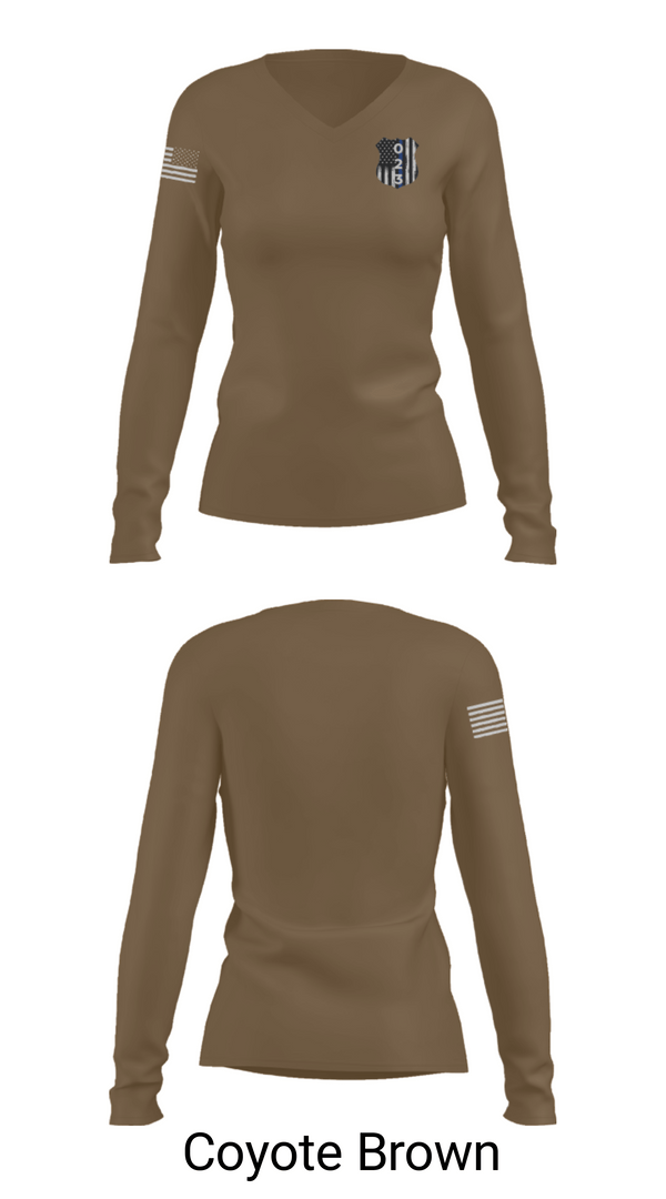 Women's Long Sleeve Vneck Shirt, 023 APD, , Teamtime, Team time, sublimation, custom sports apparel, team uniforms, spirit wear, spiritwear, sports uniforms, custom shirts, team store, custom team store, fundraiser sports, apparel fundraiser