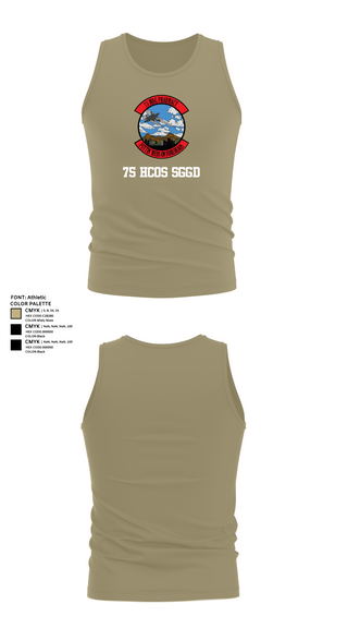 Tank Top, 75 HCOS SGGD, Air Force, Teamtime, Team time, sublimation, custom sports apparel, team uniforms, spirit wear, spiritwear, sports uniforms, custom shirts, team store, custom team store, fundraiser sports, apparel fundraiser