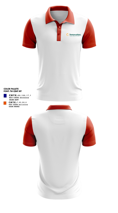 Innovatec 11373900 Short Sleeve Performance Polo - 20