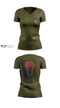 undefined Women's Short Sleeve V-neck Shirt - 8