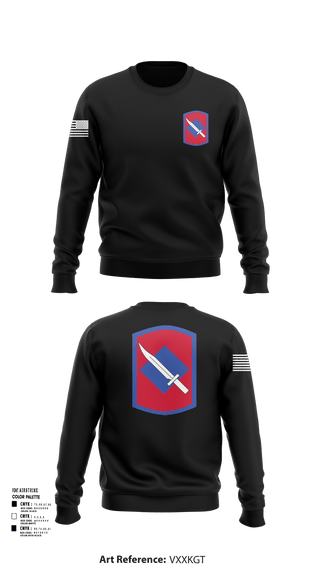 Crew Neck Sweatshirt, 39th Infantry Brigade, , Teamtime, Team time, sublimation, custom sports apparel, team uniforms, spirit wear, spiritwear, sports uniforms, custom shirts, team store, custom team store, fundraiser sports, apparel fundraiser