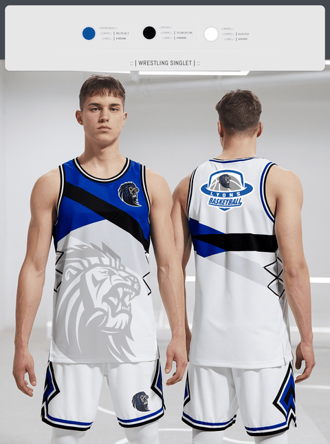 Basketball Uniform, Lyons Middle School Basketball, Men's Basketball, Teamtime, Team time, sublimation, custom sports apparel, team uniforms, spirit wear, spiritwear, sports uniforms, custom shirts, team store, custom team store, fundraiser sports, apparel fundraiser