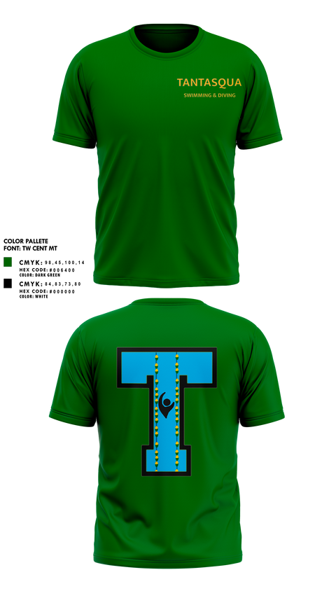 Short Sleeve Performance Shirt, Tantasqua Regional High School Swim and Dive Team, Swimming, Teamtime, Team time, sublimation, custom sports apparel, team uniforms, spirit wear, spiritwear, sports uniforms, custom shirts, team store, custom team store, fundraiser sports, apparel fundraiser
