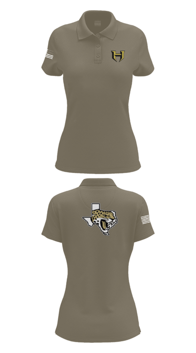 Hubbard Middle School Cheer 37740474 Women's Short Sleeve Performance Polo  - 34