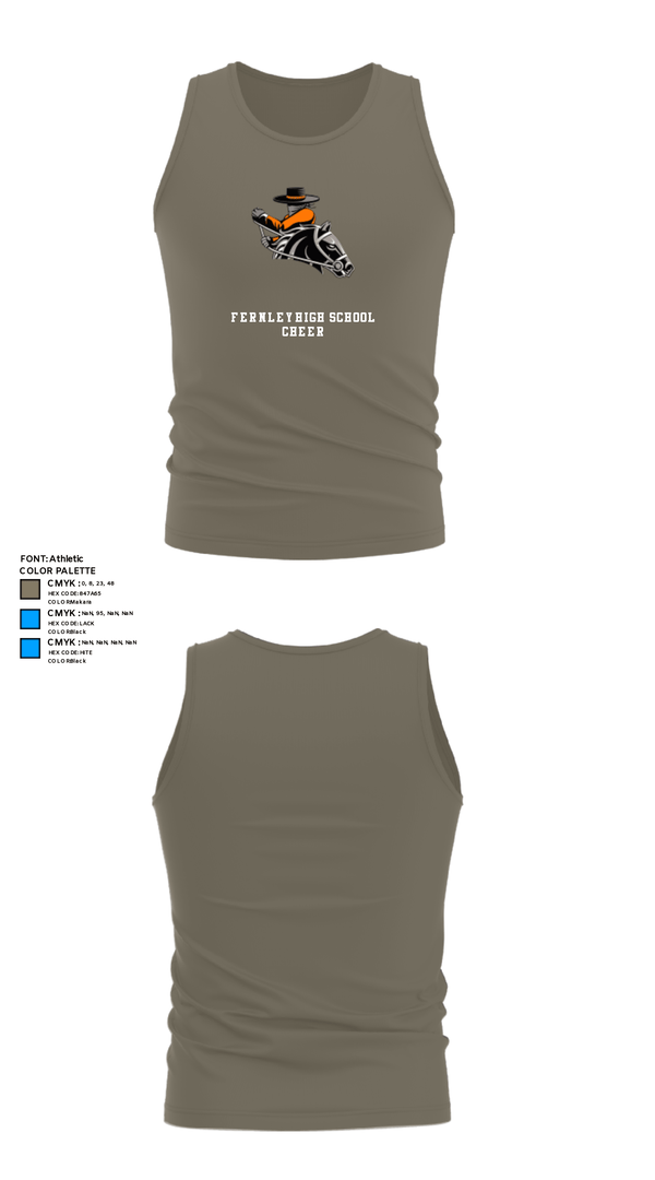 Tank Top, Fernley High School Cheer, Cheer, Teamtime, Team time, sublimation, custom sports apparel, team uniforms, spirit wear, spiritwear, sports uniforms, custom shirts, team store, custom team store, fundraiser sports, apparel fundraiser