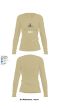 EODMU 2 47598810 Women's Long Sleeve V-neck Shirt - 78