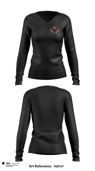 Womens Long Sleeve Vneck Shirt, Moose entertain, , Teamtime, Team time, sublimation, custom sports apparel, team uniforms, spirit wear, spiritwear, sports uniforms, custom shirts, team store, custom team store, fundraiser sports, apparel fundraiser