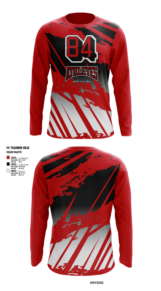 Long Sleeve Performance Shirt, 84 Athletes Wrestling, Wrestling, Teamtime, Team time, sublimation, custom sports apparel, team uniforms, spirit wear, spiritwear, sports uniforms, custom shirts, team store, custom team store, fundraiser sports, apparel fundraiser